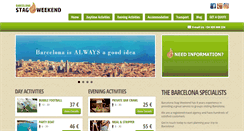 Desktop Screenshot of barcelonastagweekend.com